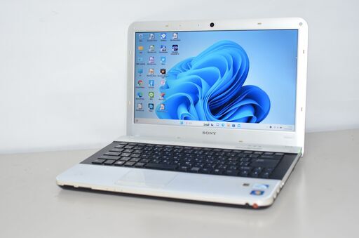 中古良品ノートパソコン SONY VPCEA4AFJ Windows11+office 爆速SSD120GB Celeron-P4600/メモリ4GB/14インチ/DVDマルチ/WEBカメラ/無線内蔵