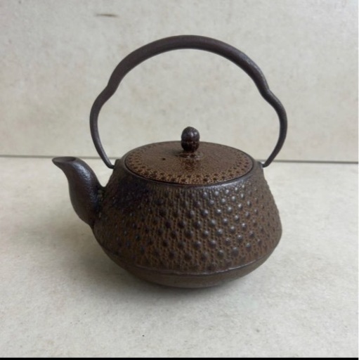 k109603 南部鉄器 急須 伝統工芸 工芸美術 茶道 風炉釜 面取風炉 道安