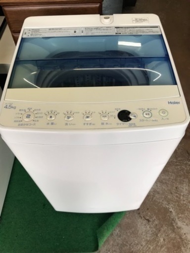 【決まりました】【新生活応援】Haier   洗濯機　JW-C45CK   4.5kg
