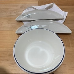 長皿2枚深皿1枚　MIKASA【ホテル仕様】