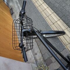 美品☆maruishi[マルイシ]27吋 シティーサイクル 外装6段/LEDオート/ブラック