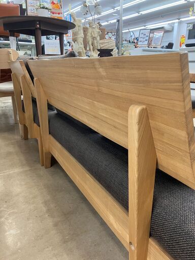 【送料込み】園田産業　ダイニングベンチ　天然木 Ndstyle(野田産業)よりNORD(ノルド)LDシリーズのオーク材