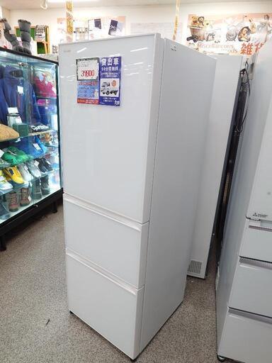 【3ドア冷凍冷蔵庫】3ドア冷凍冷蔵庫 TOSHIBA GR-K36SXVL 363L ガラストップ 2018年製:ホワイト