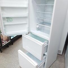 【3ドア冷凍冷蔵庫】3ドア冷凍冷蔵庫 TOSHIBA GR-K36SXVL 363L ガラストップ 2018年製:ホワイト