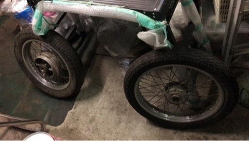 中古　CB750fore 前後ホイールタイヤ
