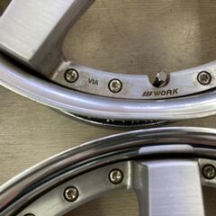 ジャンク品◆WORK GNOSIS GR203◆8J 19インチ IS46 5/112 Oディスク◆グノーシス ワーク◆アウディA3 A4 A6 ザビートルなど 売り切り!!