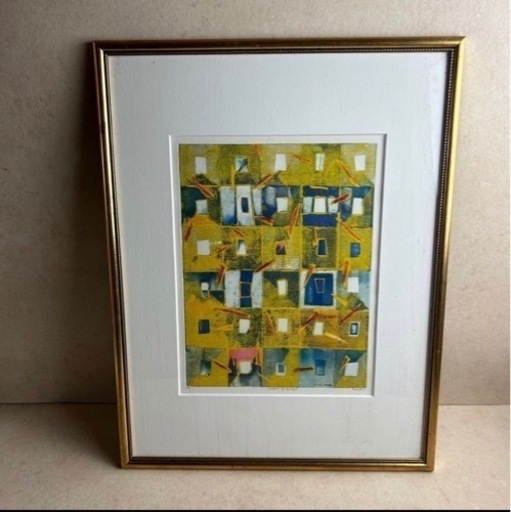 Ranhee d215602 WINDOW AND THE NIGHT 絵画 RANHEE,KIM 額入り 希少 アンティーク 人気 名画 アート 美術品 ...