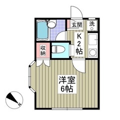 🏢安心の叶えRoom✨『1K』町田市金井ヶ丘✨ 🉐初期費用8万円...