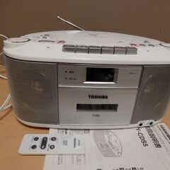 TOSHIBA　CDラジオカセットレコーダー