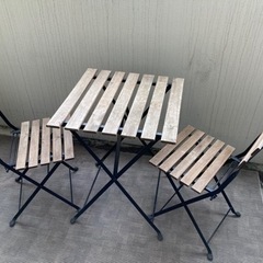 IKEA大人気商品！屋外用テーブル&チェア2脚