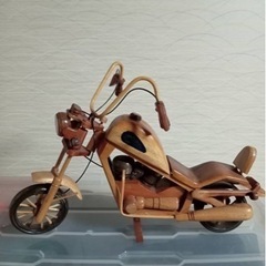 木製オートバイ