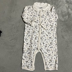 プチバトーロンパース　12M74センチ子供用品 キッズ用品 子供服