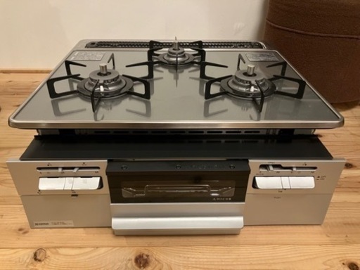 未使用ガスコンロ ハーマン DW32T6WTNASV 都市ガス (SE) 祇園新橋北の  