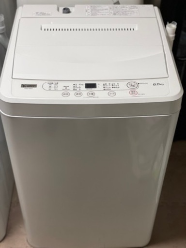 送料・設置込み可　洗濯機　6kg ヤマダ　2021年