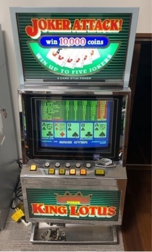 シグマポーカー筐体ジョーカーアタック　ビデオポーカー