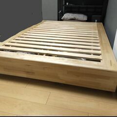 ☆イケア IKEA MANDAL マンダール ベッドフレーム ダブルサイズ 140×202cm