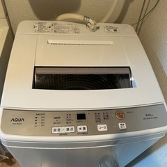 『売却決定済』洗濯機+ラック【4月取りに来れる方】