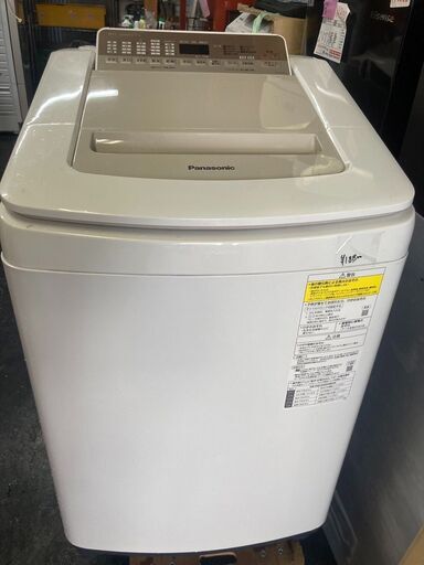 ☆中古￥18,800！Panasonic　8.0kg洗濯機　家電　NA-FD80H7型　幅60㎝ｘ奥行65㎝ｘ高さ107㎝　【BC029】