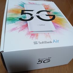 SoftBank Air 5Gを譲り渡します。箱ケーブル一…