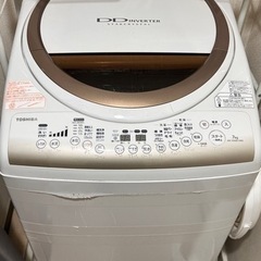 TOSHIBA 7キロAW-70VME1(WN)家電 生活家電 洗濯機