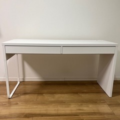 IKEA テーブル ホワイト MICKE ミッケ 縦50×横14...