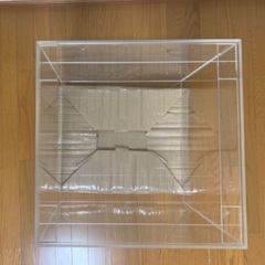 アクリル水槽450×450×450（新品）と300×300×300（used）のセット