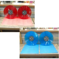 LP ザ・ビートルズ 赤盤 青盤 1962～1966年 1967～1970年 EAS-50021・22 EAS-50023・24 帯あり レッド ブルー THE BEATLES カラー レコード 札幌市 清田区 平岡