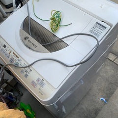 洗濯機　白