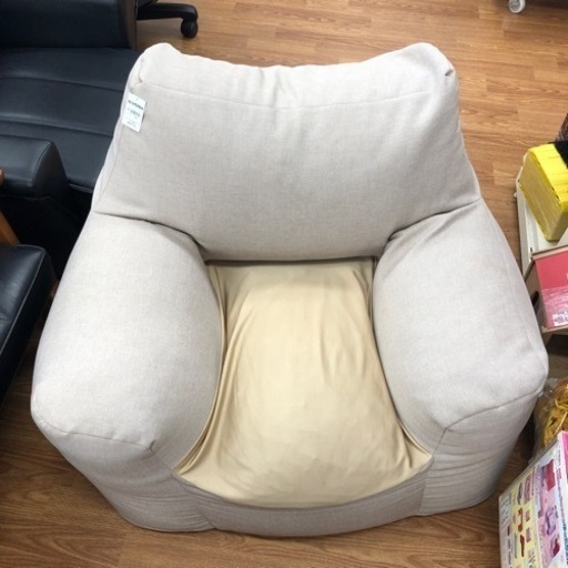 ビーズソファー　1人掛け　ベージュ　売ります！