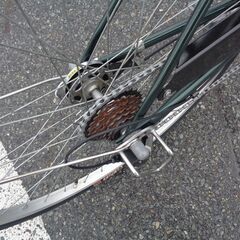 DACCARAT CRUZE 27インチ 6速 軽快車 緑 （208）