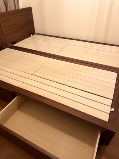 納付ベッド無印良品セミシングル※1個※