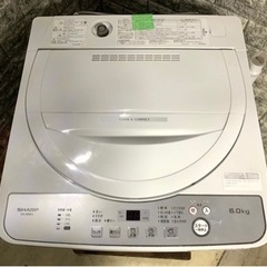 大阪送料無料★3か月保障付き★洗濯機★2022年★シャープ★ES-GE6FJ-W★S-525
