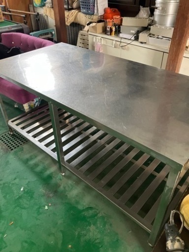 ステンレス製大型作業台