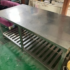 ステンレス製大型作業台