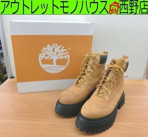 Timberland/ティンバーランド 25cm スカイ 6インチ レースアップ ブーツ ウィート SKY 6IN LACE UP WHEAT NUBACK 箱有 札幌 西野店