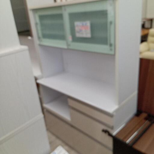 ★レンジボード　食器棚　キッチン収納　幅約120cm 自社配送時代引き可※現金、クレジット、スマホ決済対応※