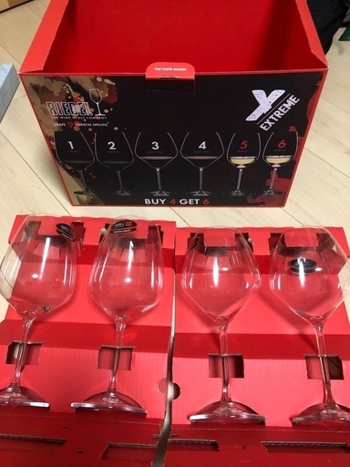 【新品】RIEDEL EXTREME ワイングラス　コップ　リーデル　グラス　4脚