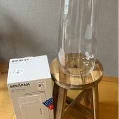 【ほぼ新品】IKEA花瓶-ベレークナ45cm