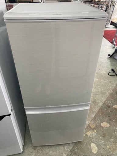 シャープ SHARP SJ-14X-W 2ドア冷蔵庫 (137L・つけかえどっちもドア)  リサイクルショップ宮崎屋 住吉店24.3.5F