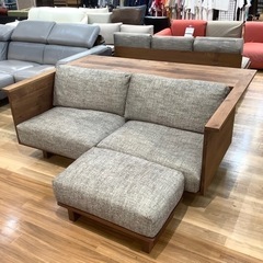 【トレファク神戸南店】HIRASHIMA カウンターテーブルソファー オットマン付【取りに来られる方限定】 トレファク神戸南店】HIRASHIMA カウンターテーブルソファー