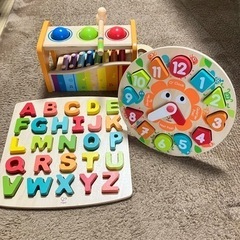 Hape Toys 3点セット　 知育玩具 木製