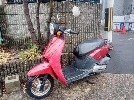 【配送可能】ホンダ　トゥデイ　レッド　原付　50cc　バイク　スクーター