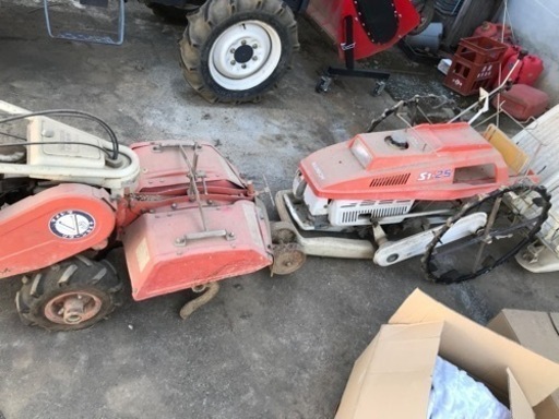 室内保管手前の2機セット