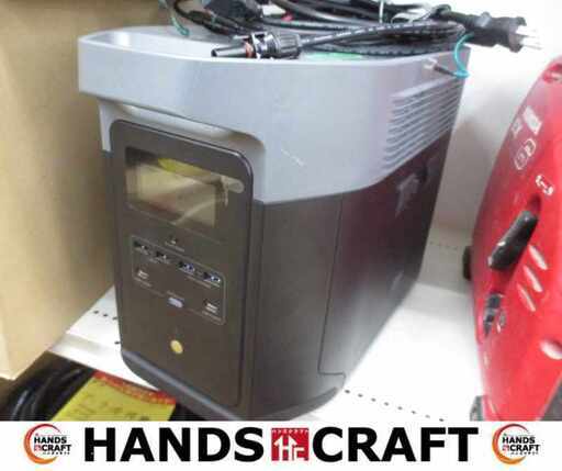 エコフロー DELTA2000 ポータブル電源 中古品 ソーラーパネル付 【ハンズクラフト宜野湾店】