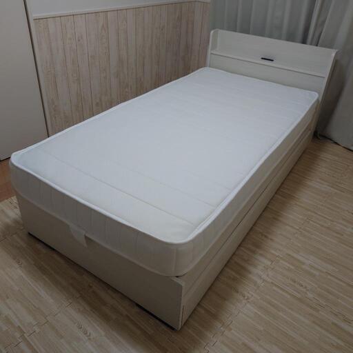 工具いらずの組み立て・分解簡単収納ベッド