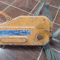 チルホール パーフェクトTU-16 1600kg 手動式 ウインチ ハンドウインチ ワイヤー付き


