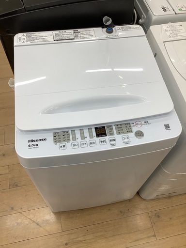 人気商品 Hisense(ハイセンス)   2022年製　　全自動洗濯機のご紹介です！ 洗濯機