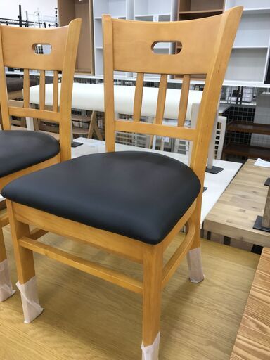 ☆ジモティ割あり☆ ダイニングセット ナチュラル H71×D81×W136