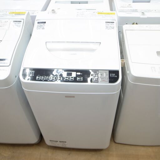 41/603 シャープ 5.5kg乾燥付洗濯機 2016年製 ES-TX5SC【モノ市場知立店】