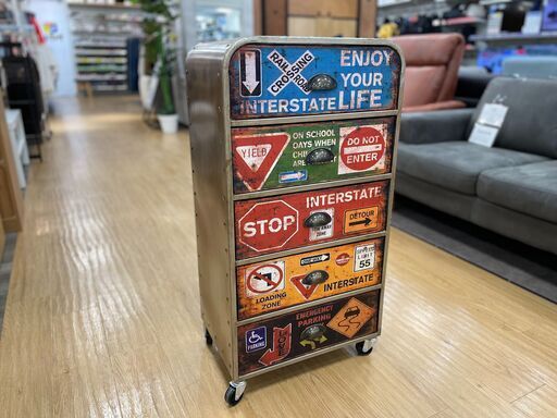 【トレファク熊谷駅前店】アメリカンスチールチェスト ５段のご紹介です！
